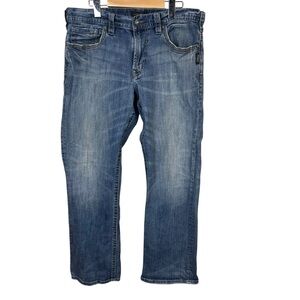 Silver Jeans Men’s 33 Gordie Blue Denim Pants‎